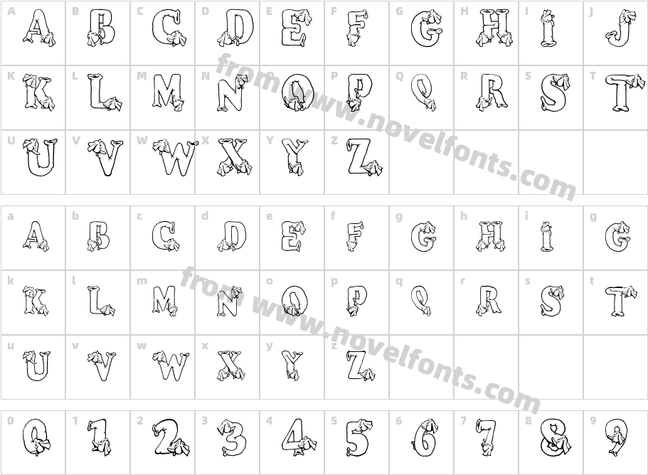 AlphaElephantCharacter Map