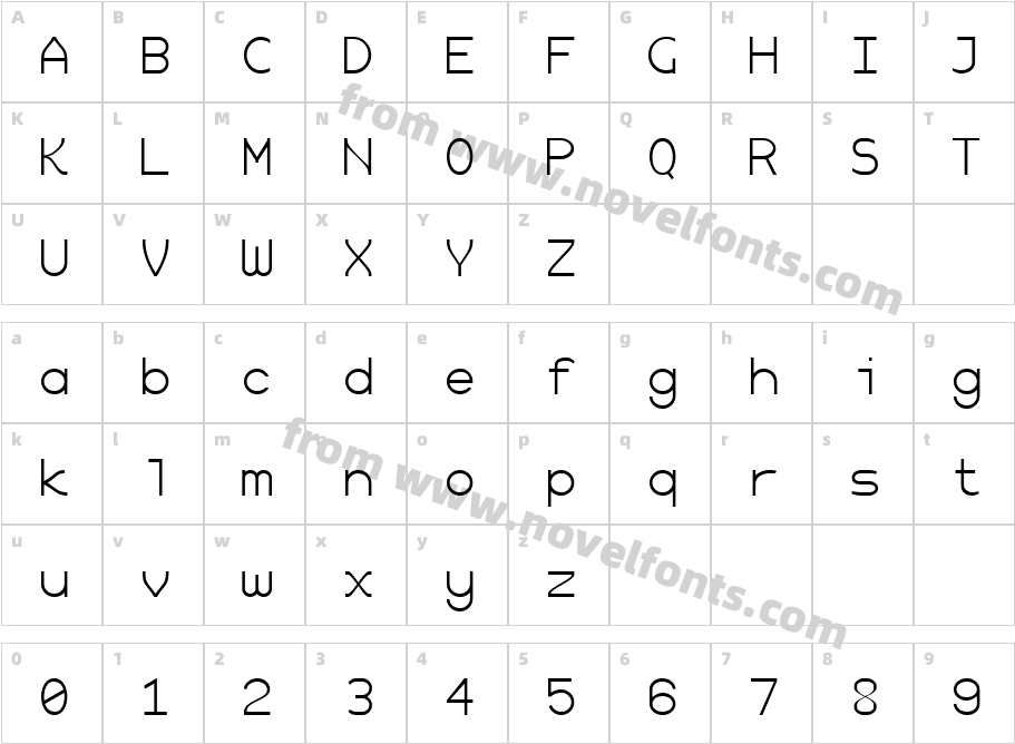 HyperFontCharacter Map