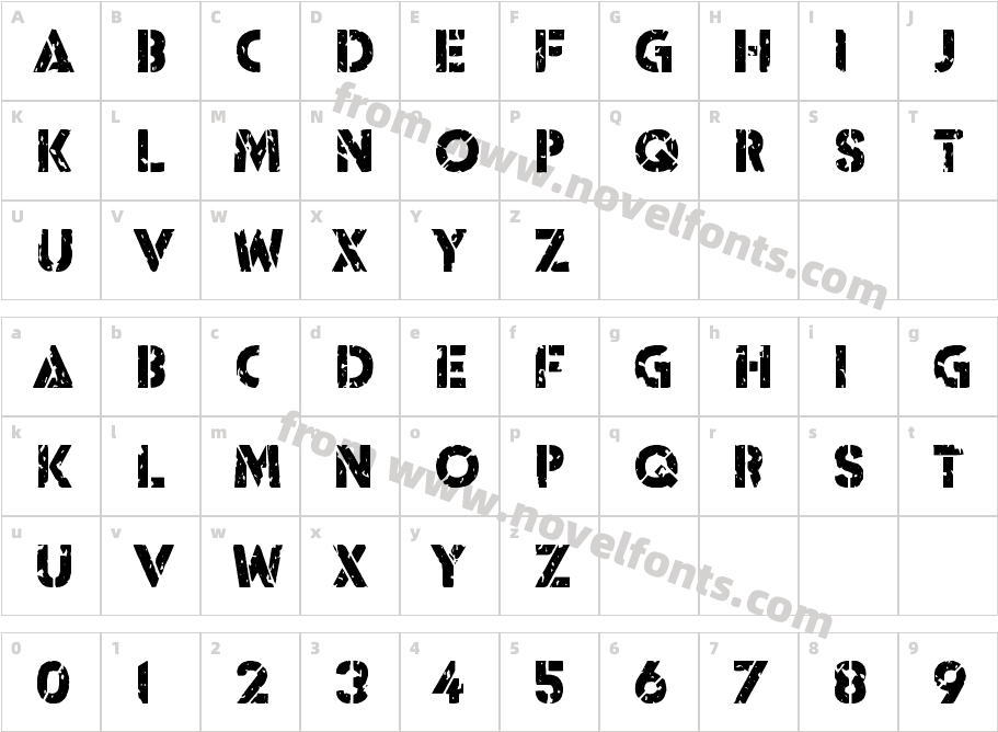 ICBM SS-25Character Map