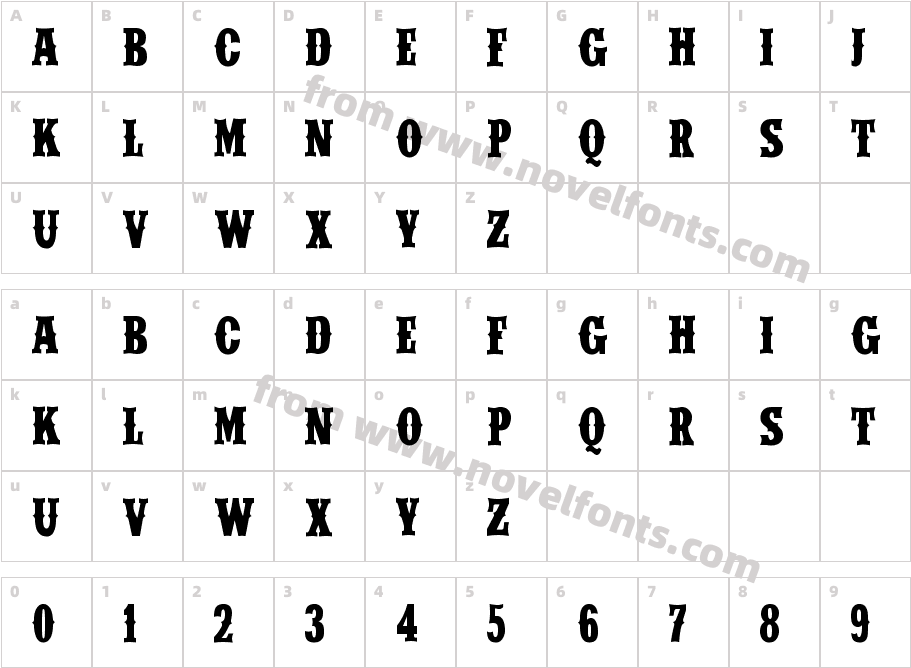 IFC WILDRODEOCharacter Map