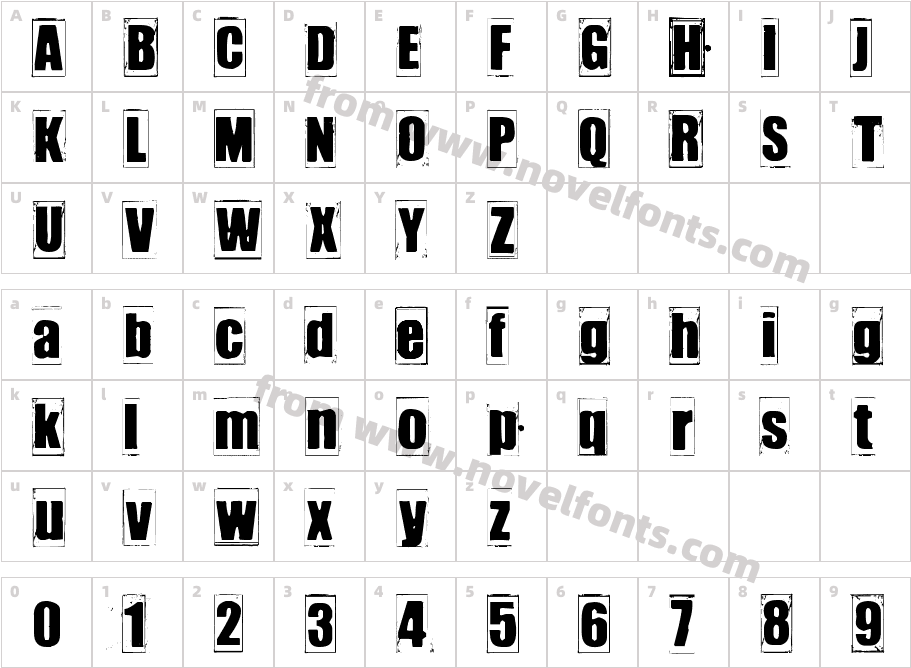 IKHIOOGLA3Character Map