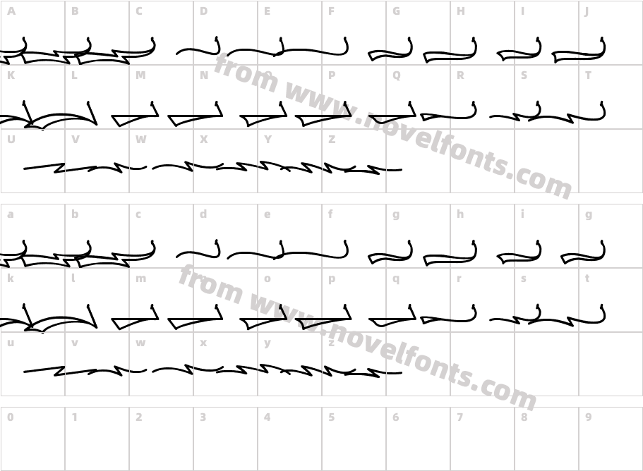 Routen Swash InkyCharacter Map