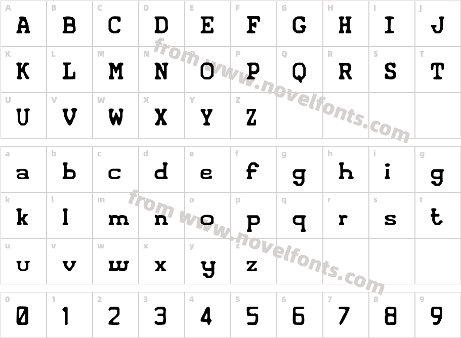 IconifiedCharacter Map