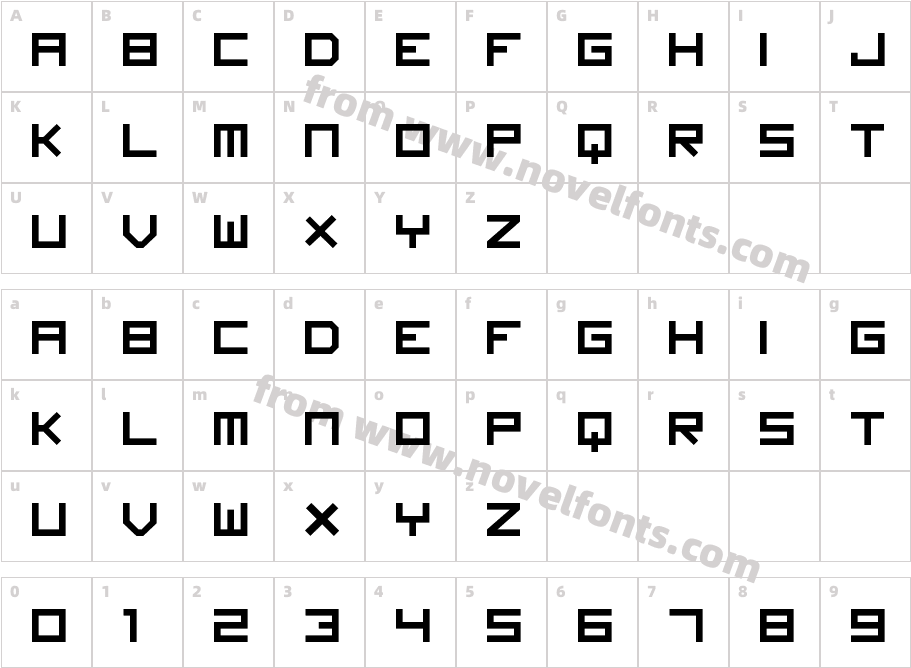 Imagine Font RegularCharacter Map