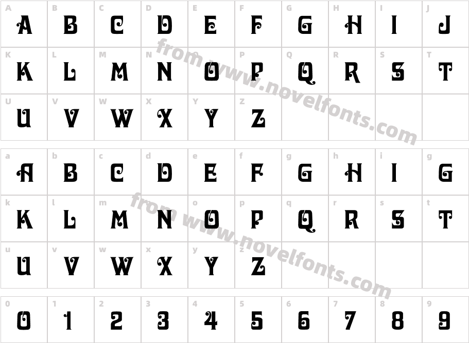 InagoddaCharacter Map