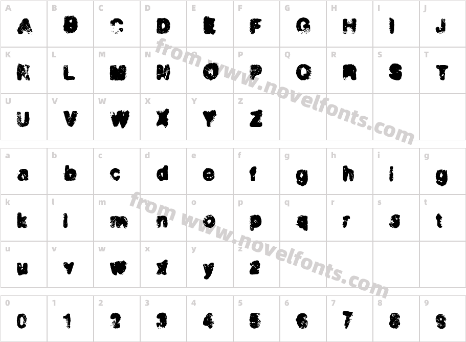 IncineratorCharacter Map