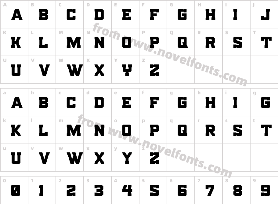 Indian Steeds TitleCharacter Map