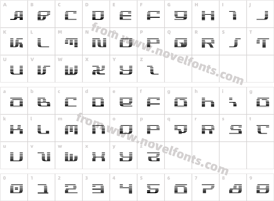 Infinity Formula GradientCharacter Map