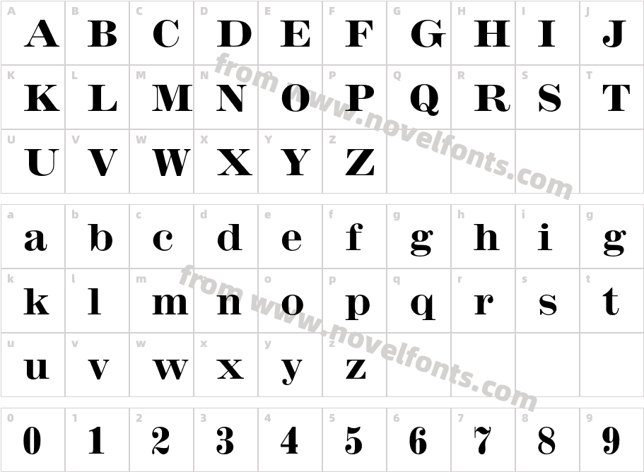 Inflex MTCharacter Map