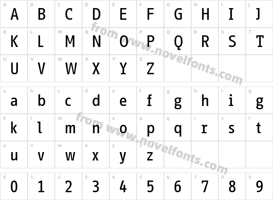 InfoOffice-MediumCharacter Map