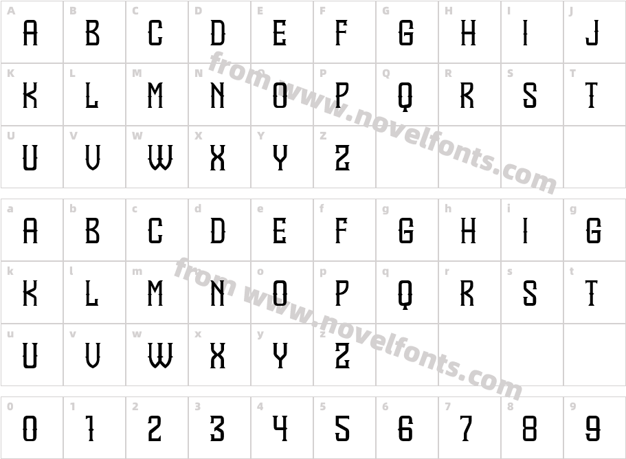 Informatics RegularCharacter Map