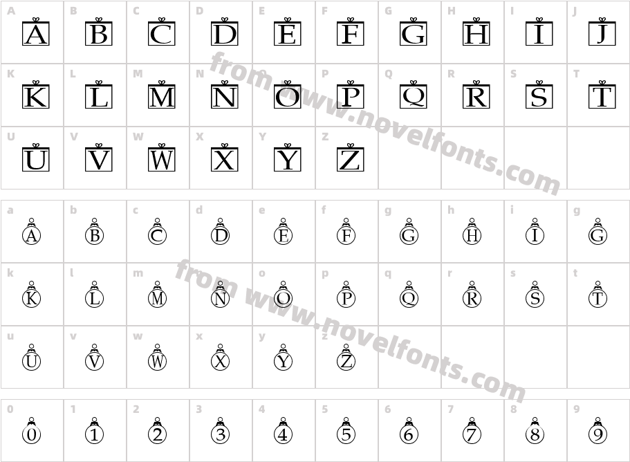 InitialCaps4  NormalCharacter Map