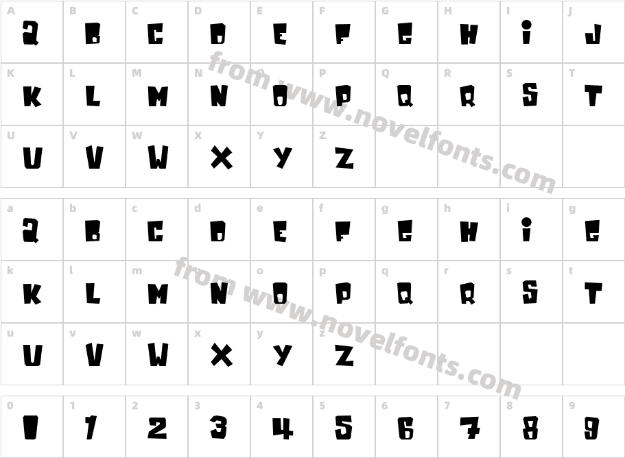 InkyBearCharacter Map