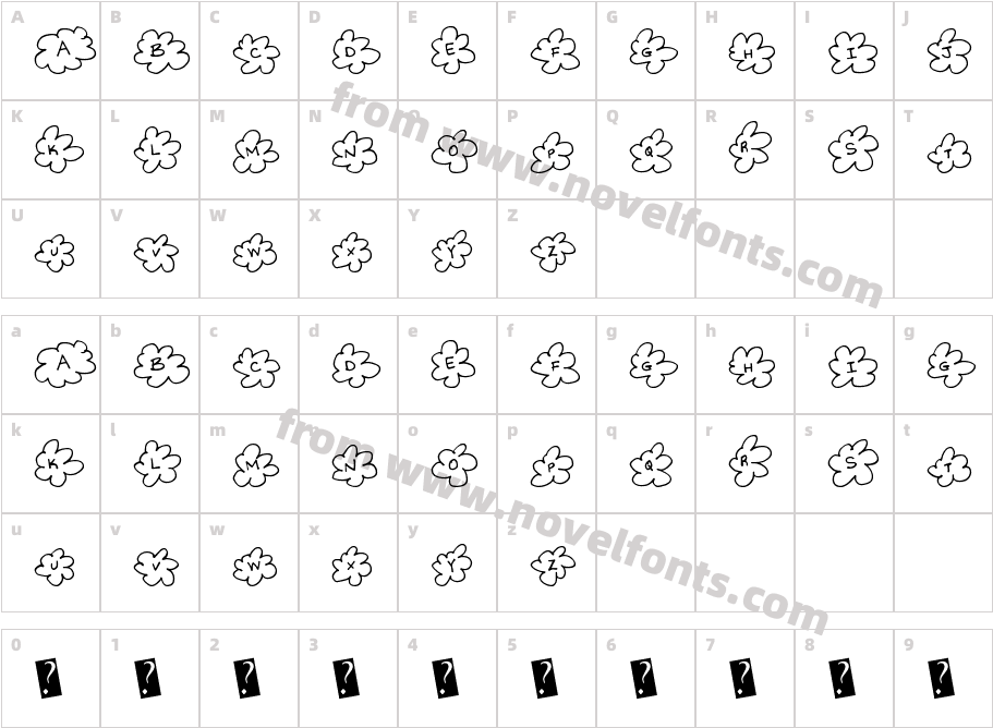 InsideFlowerCharacter Map