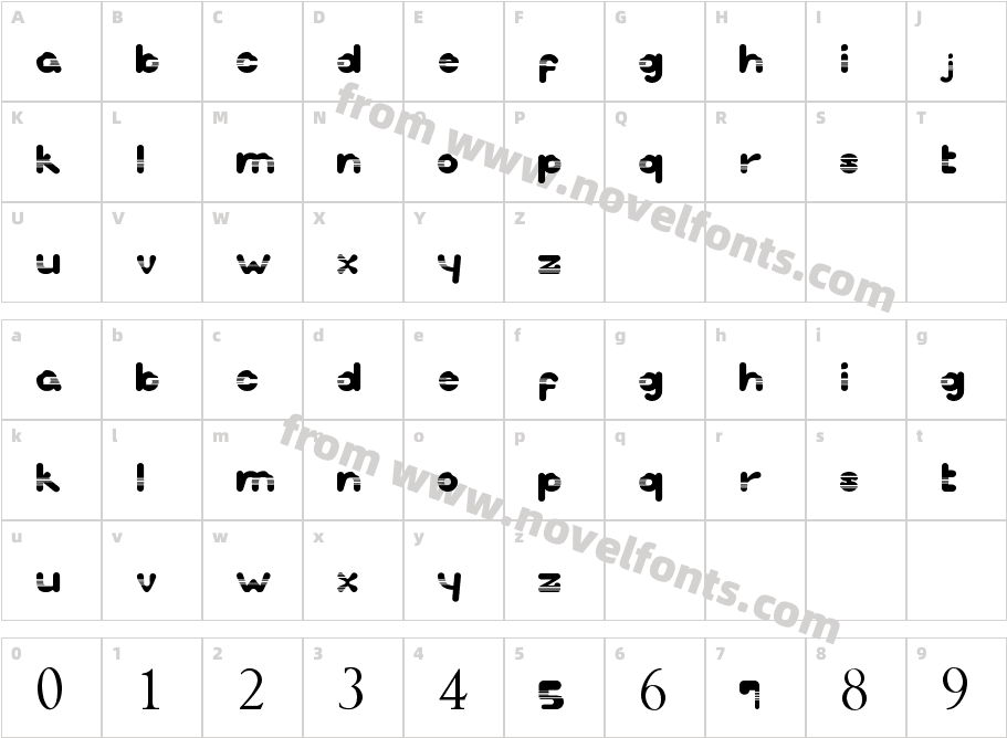 InsprettaCharacter Map