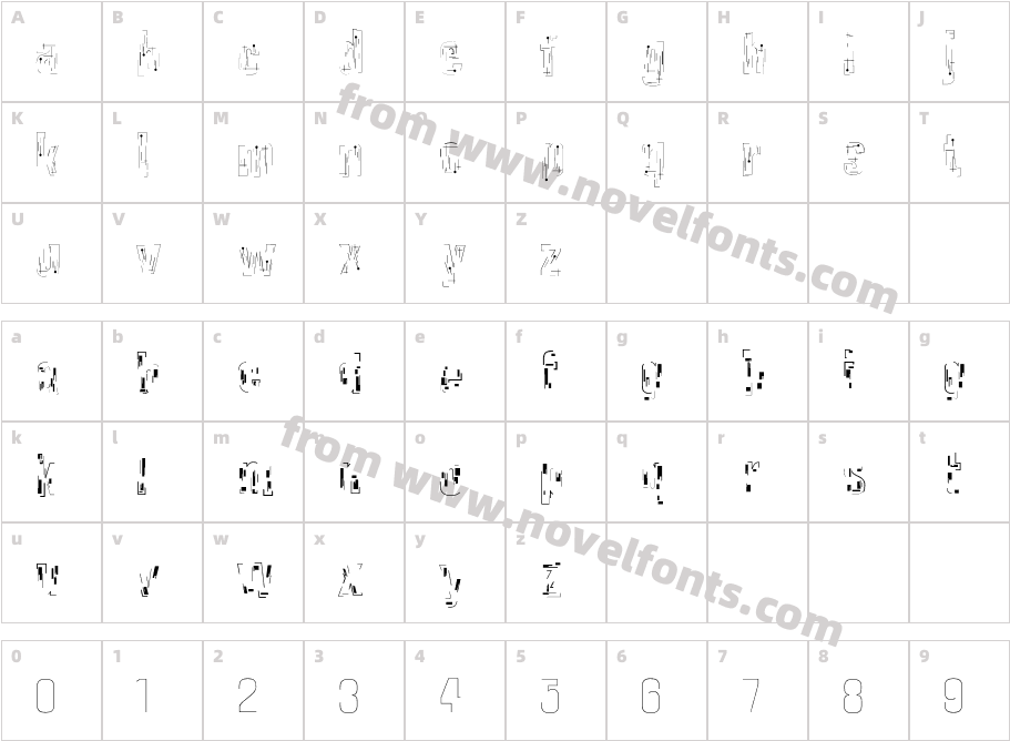 InstrumentCharacter Map