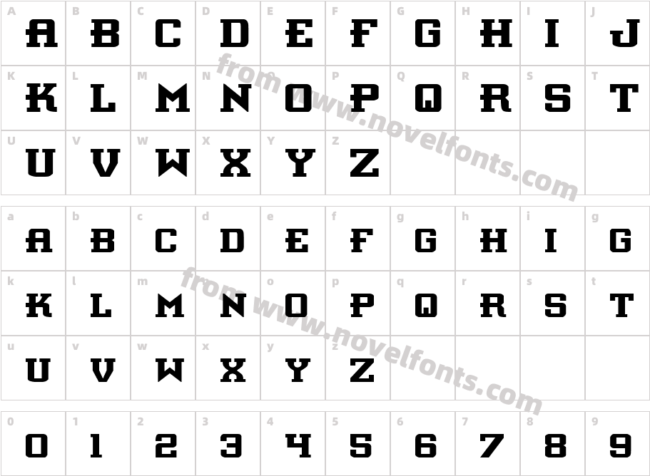 InterceptorCharacter Map