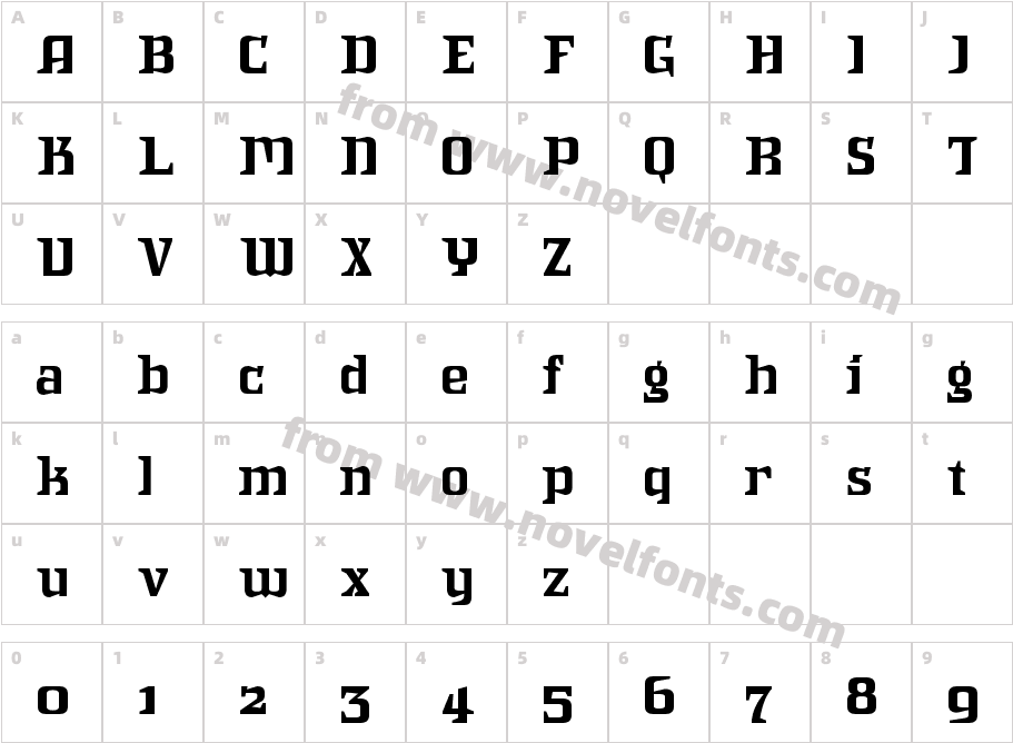 Intruder AlertCharacter Map