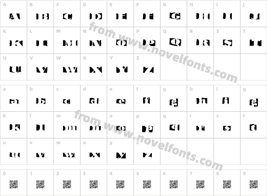 InvertageCharacter Map