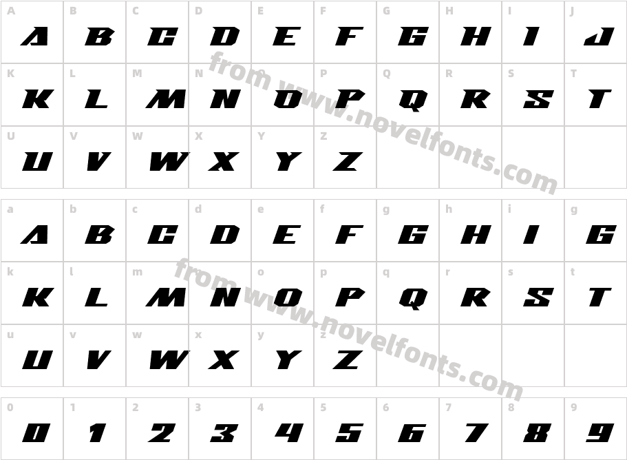 Iron BridgeCharacter Map