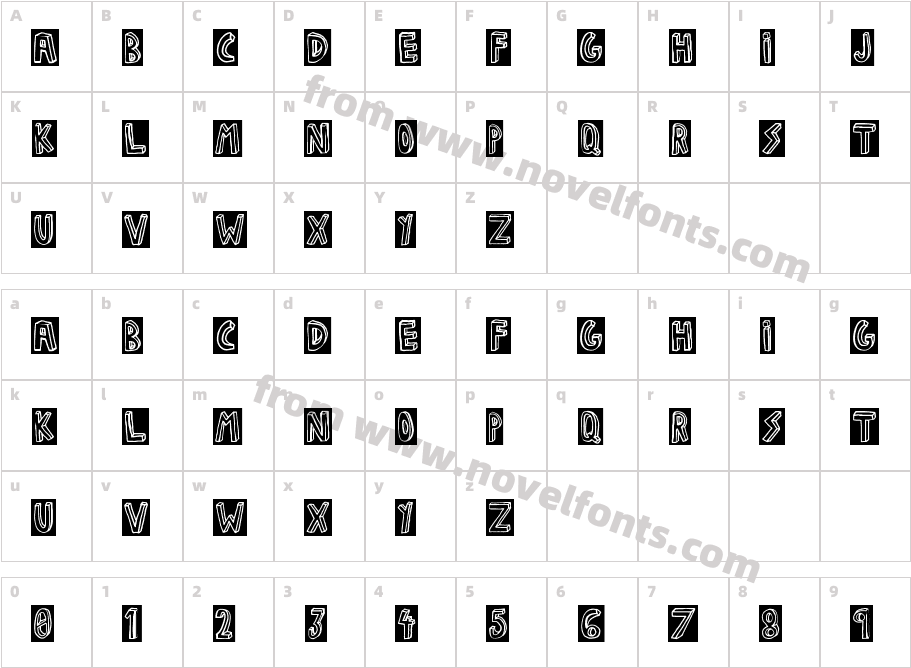 JALISCO COMPANYCharacter Map