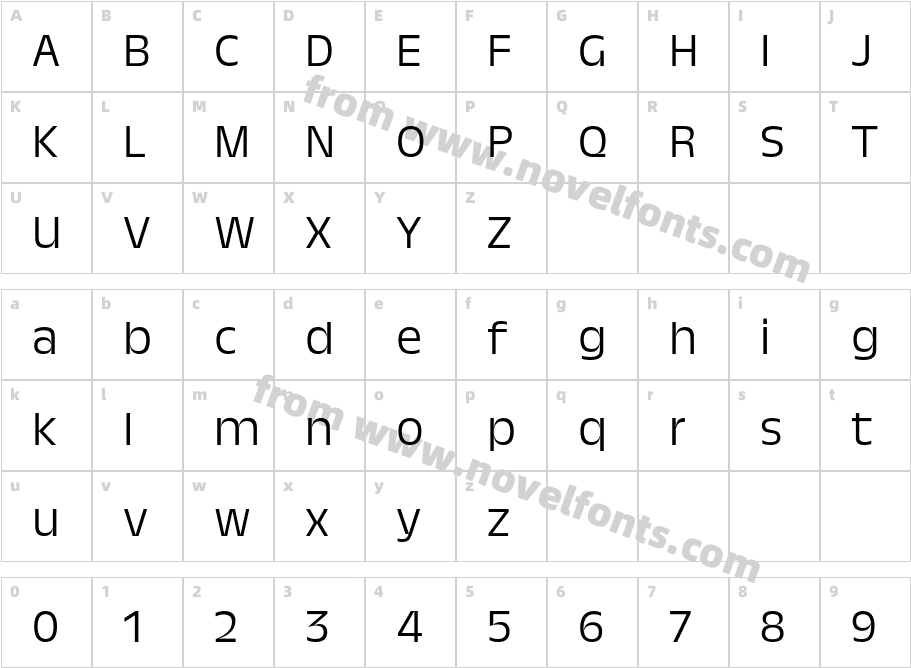 Trois Mille TRIAL Light 19Character Map