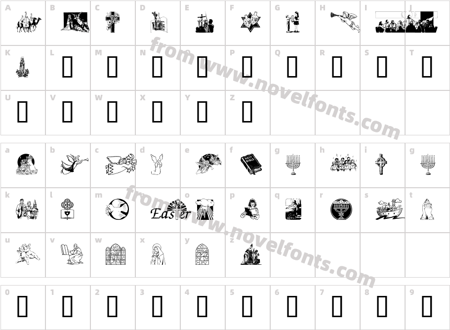 JFCCharacter Map