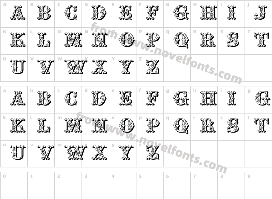 JFSpringFairCharacter Map