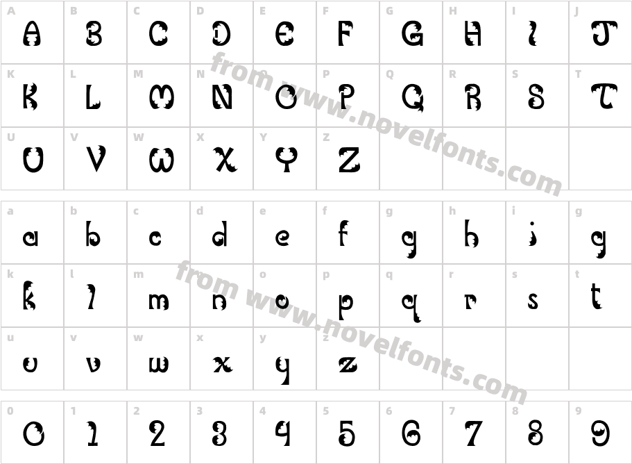 JI BelfryCharacter Map