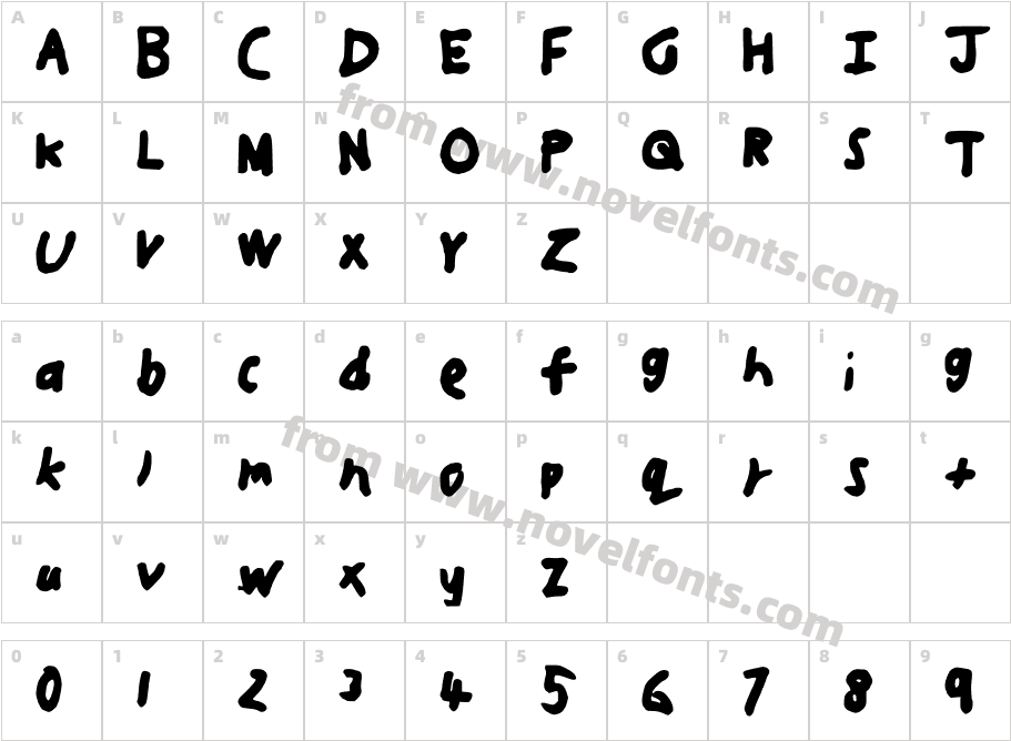 JJWEBCharacter Map