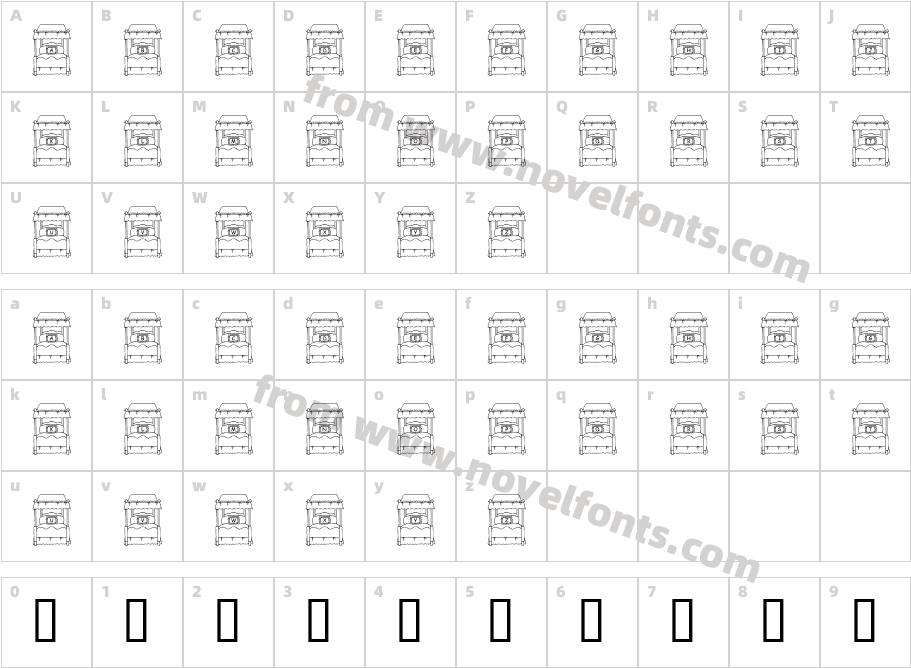 JLR Big Girl BedCharacter Map