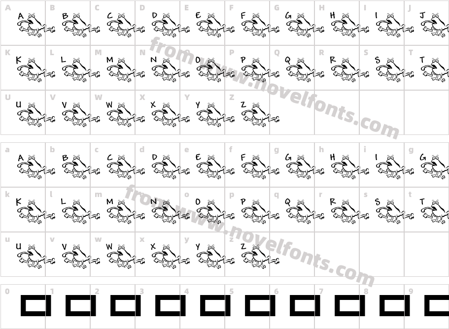 JLR CroakerCharacter Map