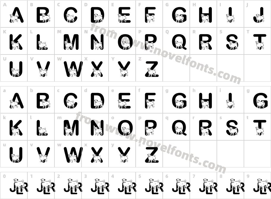 JLR Doggon!Character Map