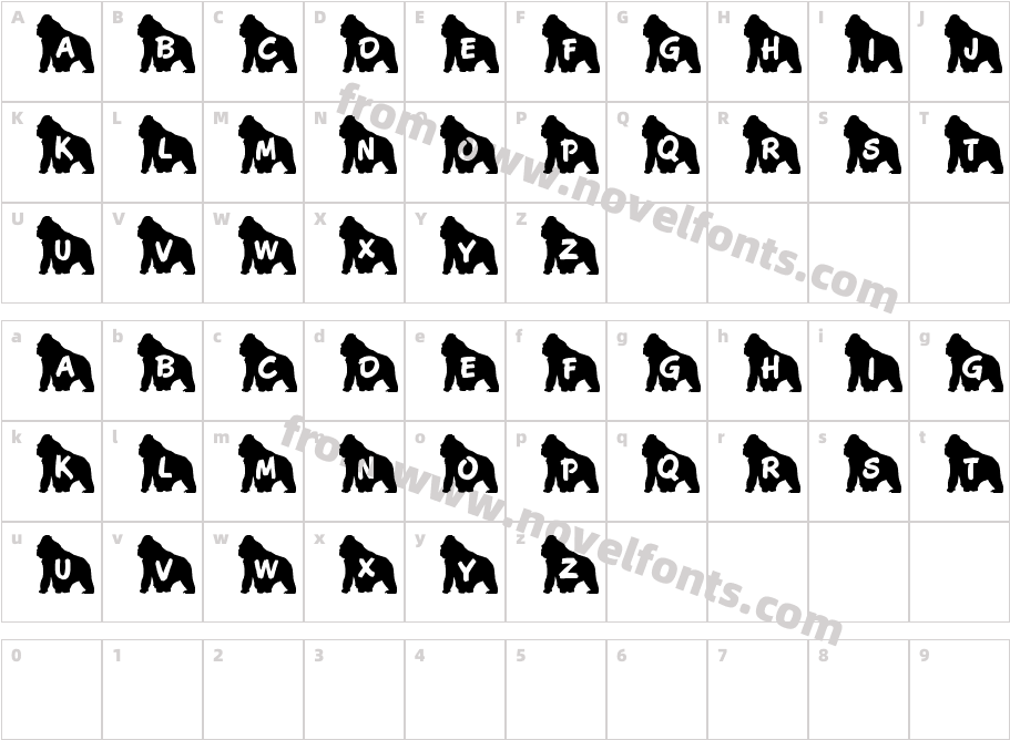 JLR Koko Gorilla GoodCharacter Map