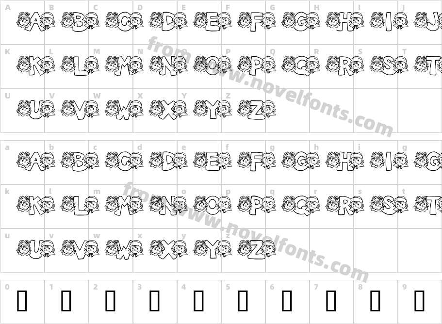 JLR Rags 2Character Map