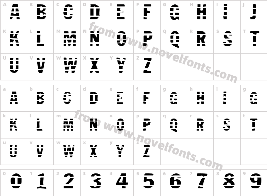 JailbirdCharacter Map