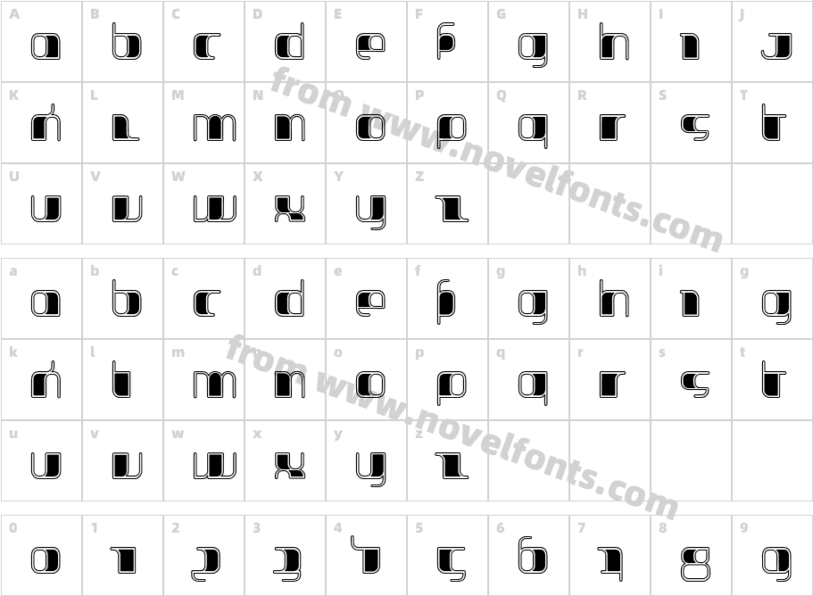 Jakone-InlineCharacter Map