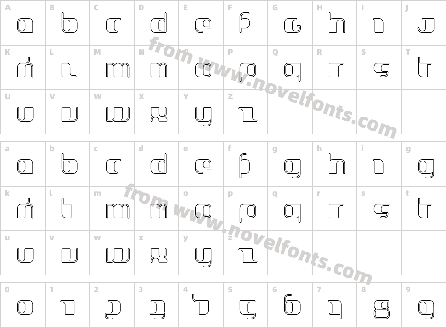 Jakone-OutlineCharacter Map