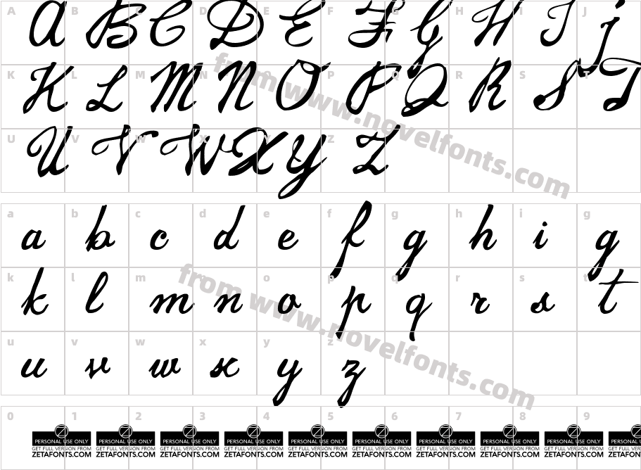 JamscriptCharacter Map