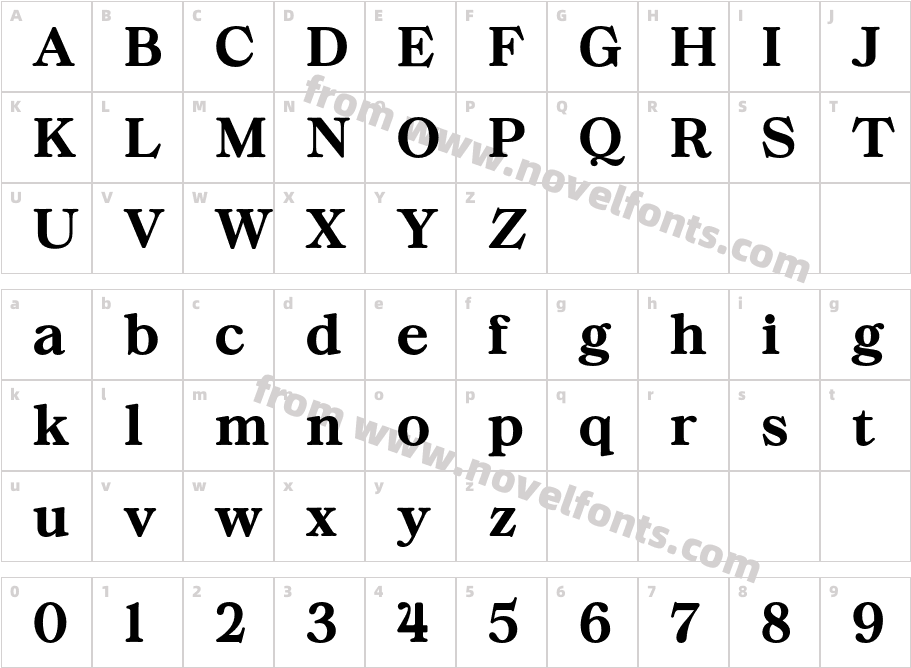 ZT Chintzy SemiboldCharacter Map