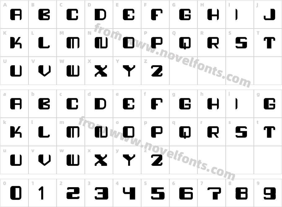 fedrecCharacter Map