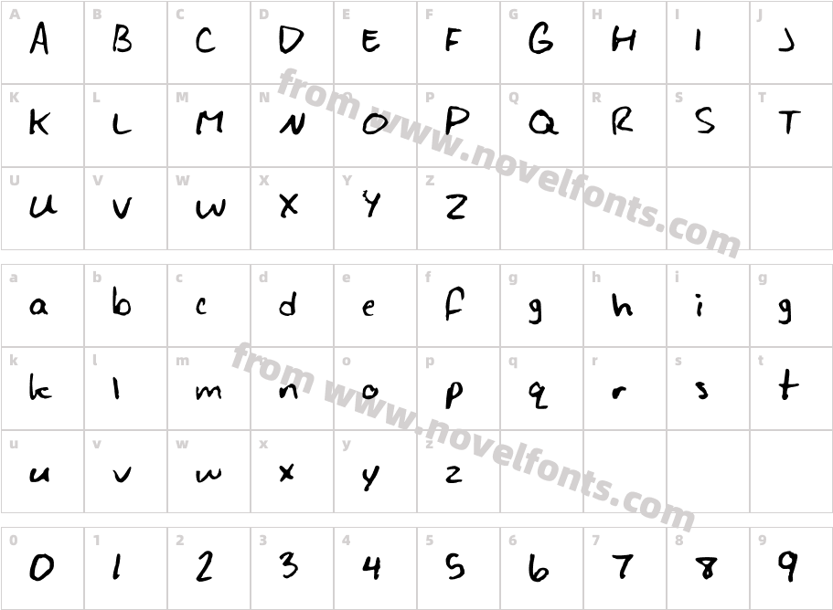 JayScriptCharacter Map