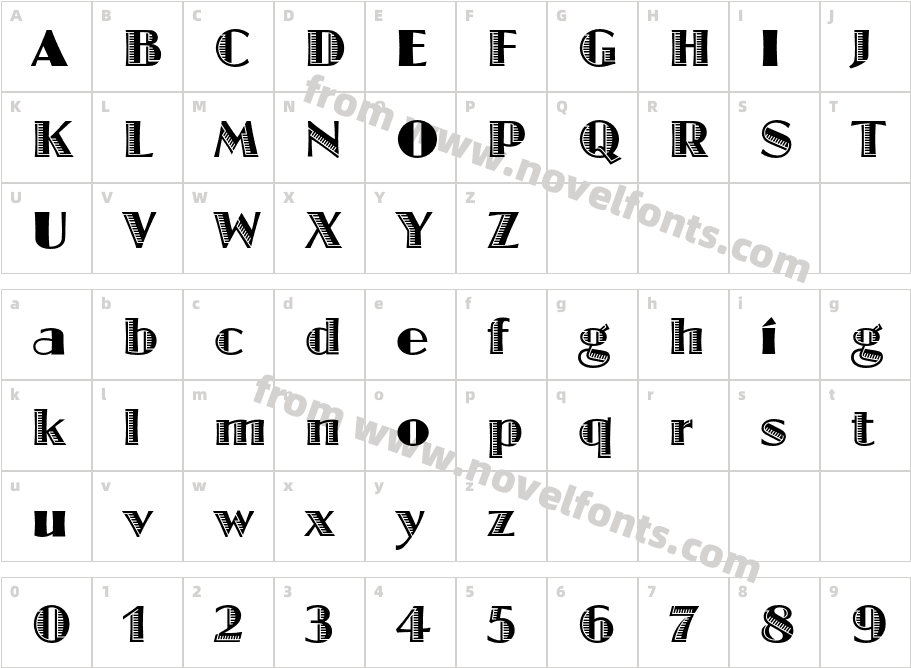 JazzDemoPlainCharacter Map