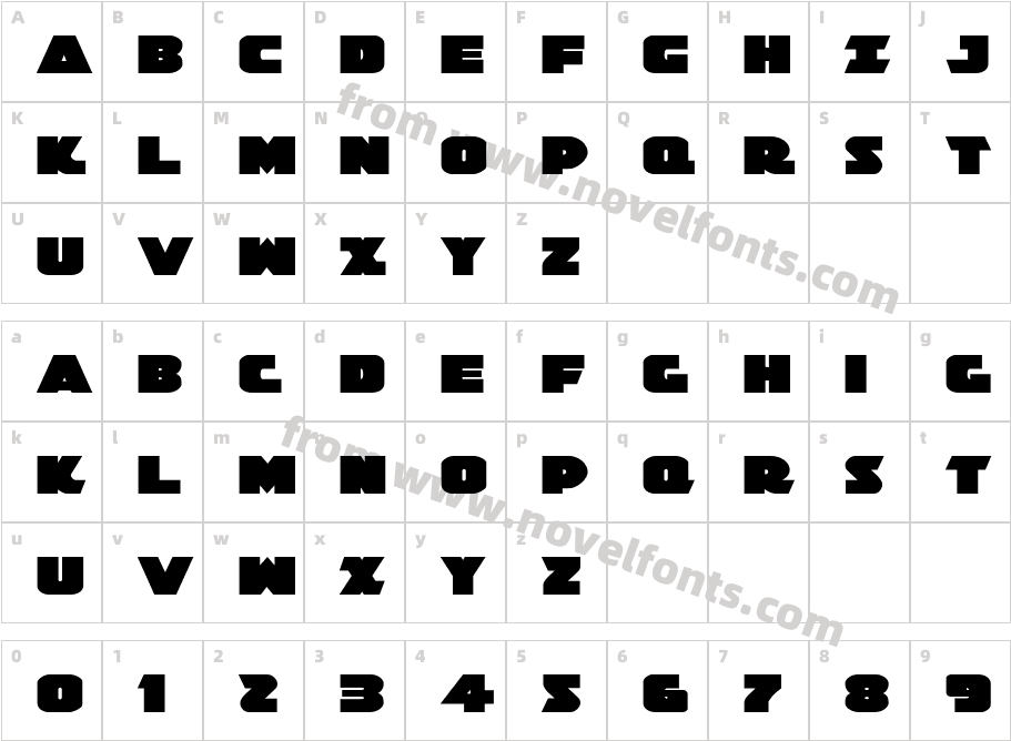 Jedi Special Forces ExpandedCharacter Map