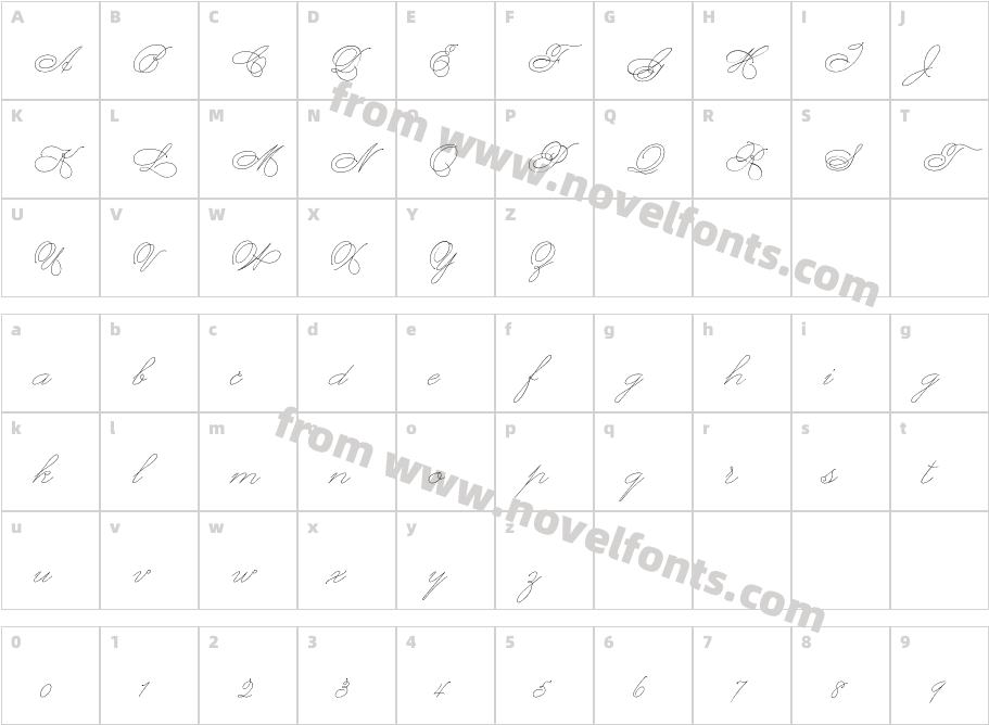  Dreamline BCharacter Map