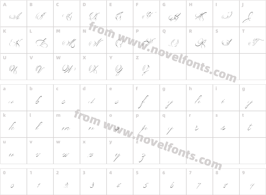  Dreamline BCharacter Map