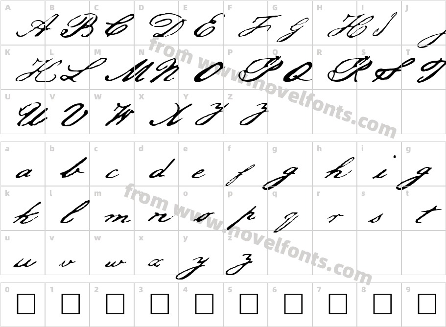 JeffersonCharacter Map