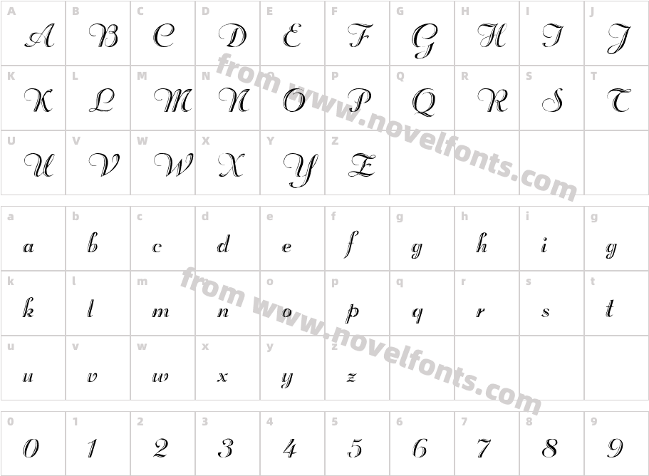 41Character Map