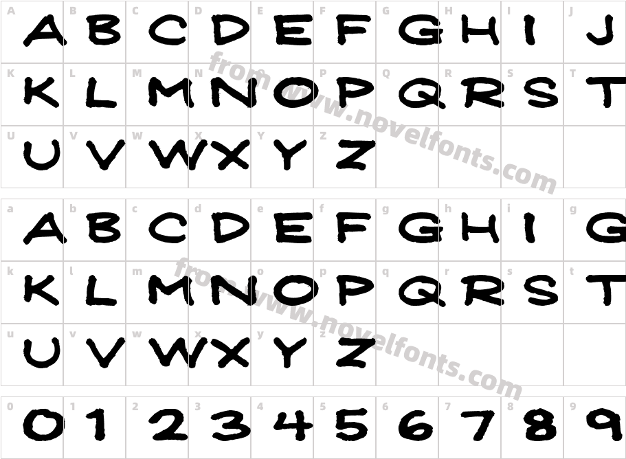 JeffreyPrint JL WideCharacter Map