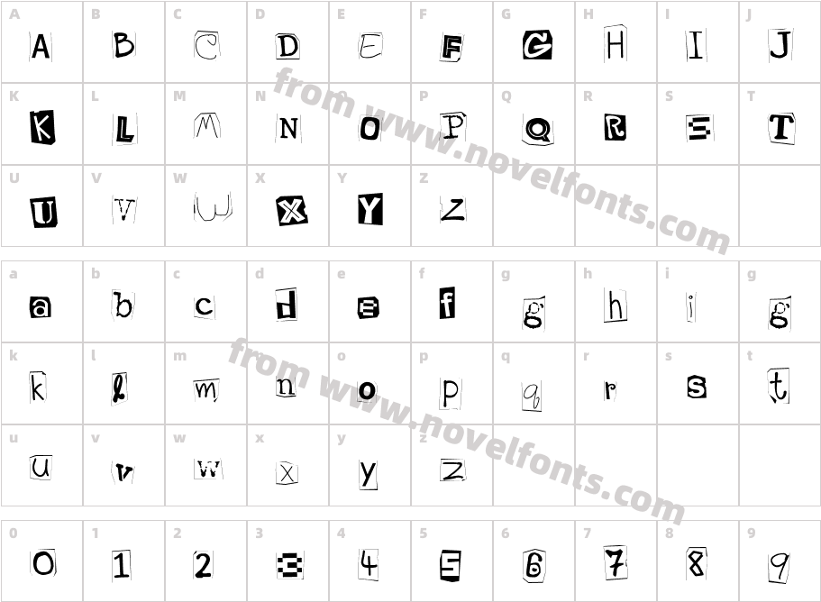 AH_ LuG DeKCharacter Map